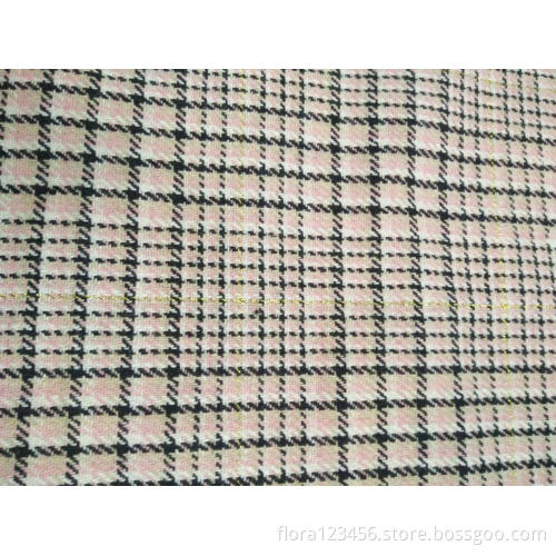 LUREX CHECK BEAUTIFUL DOBBY FABRIC